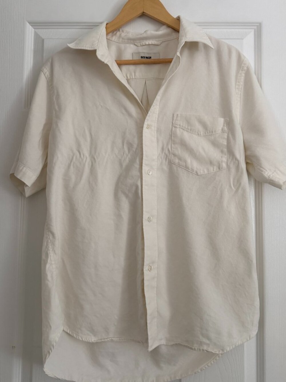 Men's Buck Mason Short Sleeve Button Down Size L